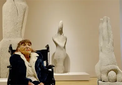 Geles Cabrera, pionera de la escultura