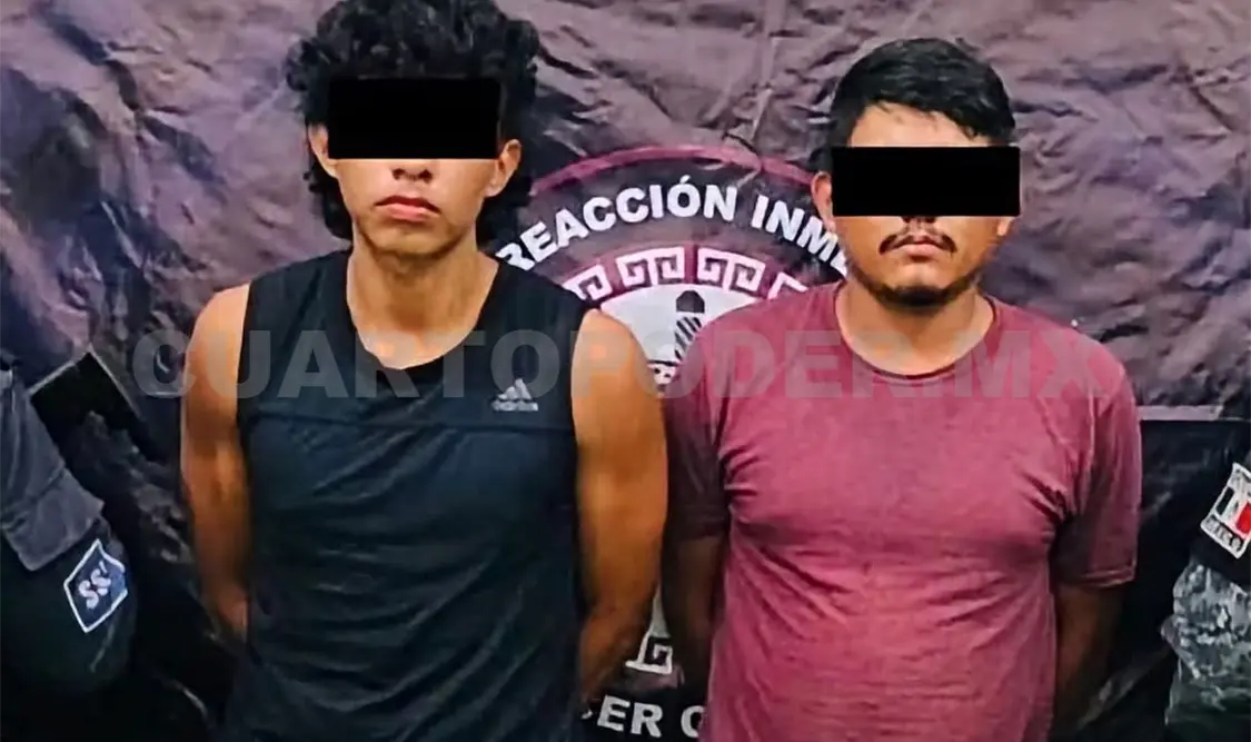 Hilber “N” y Ángel “N” fueron detenidos presuntamente por una agresión a los uniformados. CP