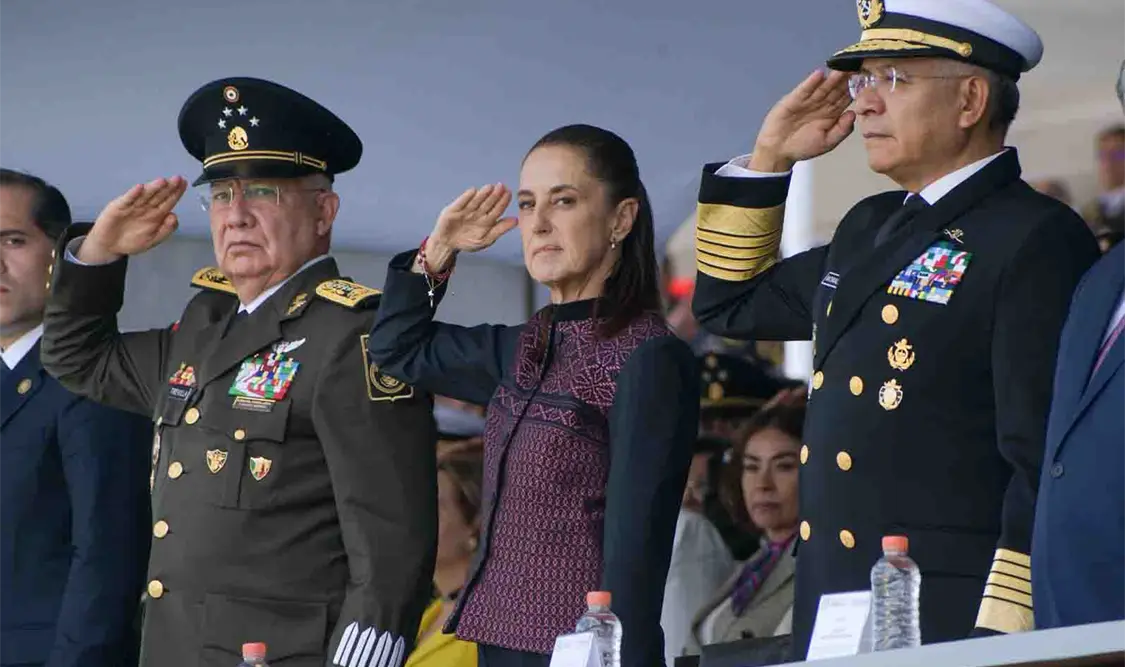 Se debe lealtad al pueblo y a México, dijo la presidenta en el Heroico Colegio Militar. El Universal