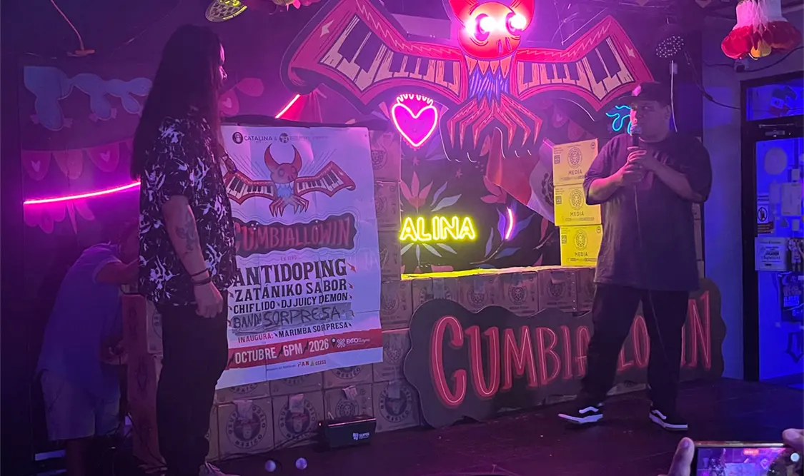 Discos Rufianes, Catalina y Daniel Indira presentaron el cartel oficial. Iván Lázaro