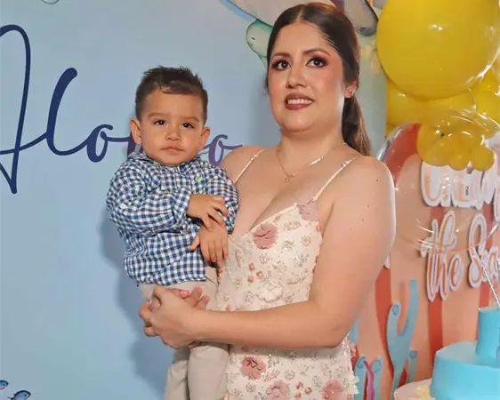 Alonso cumple su primer añito Alonso cumple su primer añito