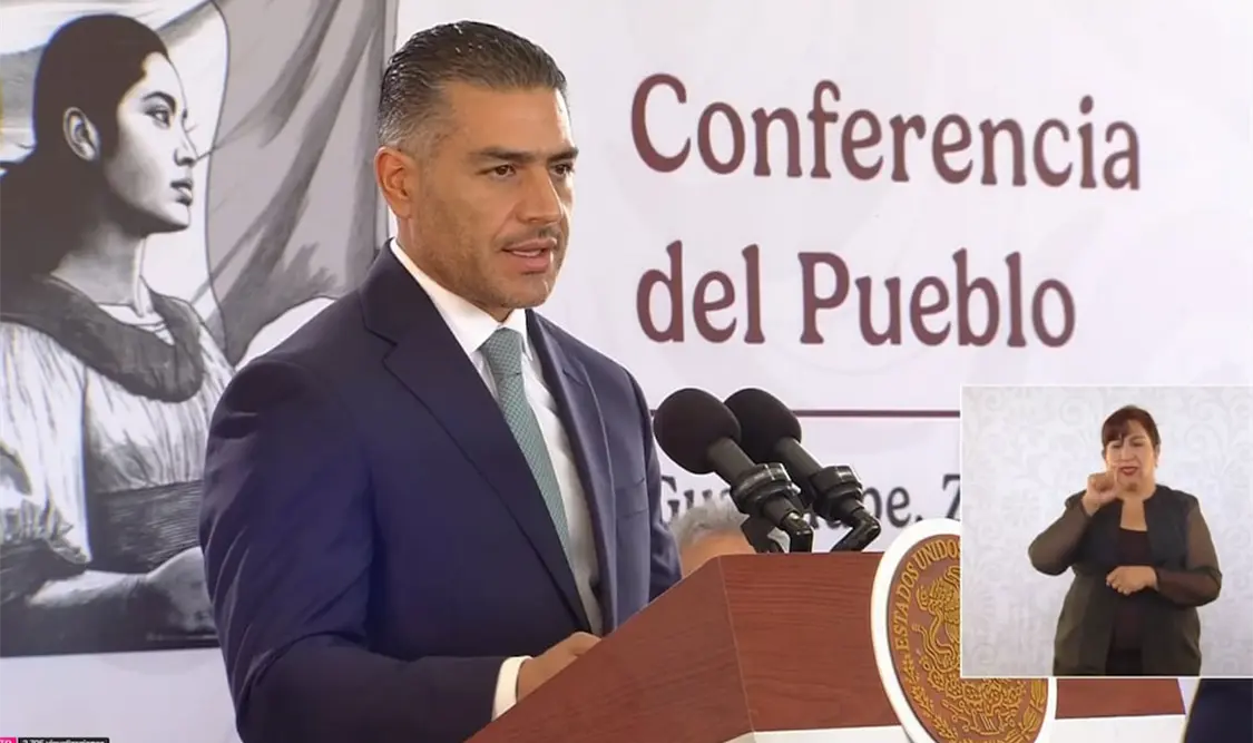 Harfuch, en conferencia presidencial en Zacatecas, dio pormenores del ataque. El Universal