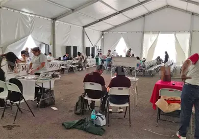 Llegan m&aacute;s de mil 200 repatriados en cinco d&iacute;as