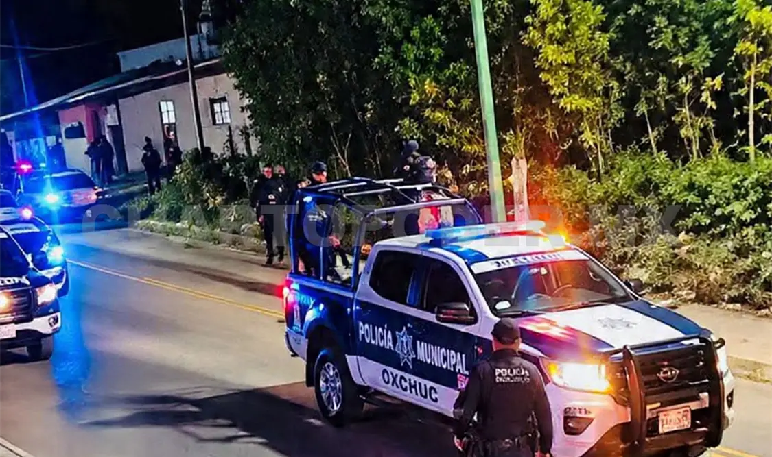 El accidente fue en las cercanías del Arco de Oxchuc. Cortesía