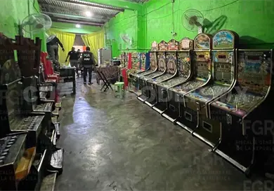 En cateo, aseguran minicasinos y pinball