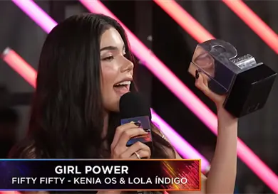 Kenia Os triunfa en Premios Juventud Kenia Os triunfa en Premios Juventud