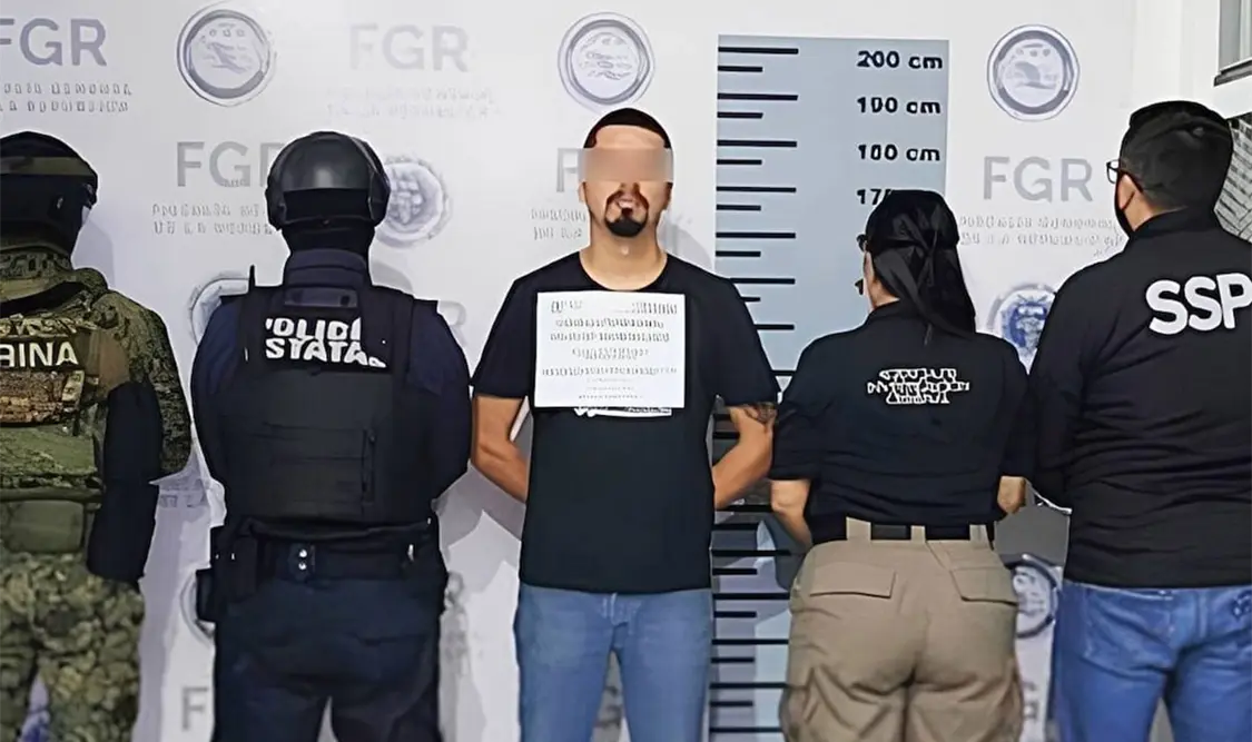 Mediante trabajos de inteligencia capturan a peligroso criminal. Cortesía