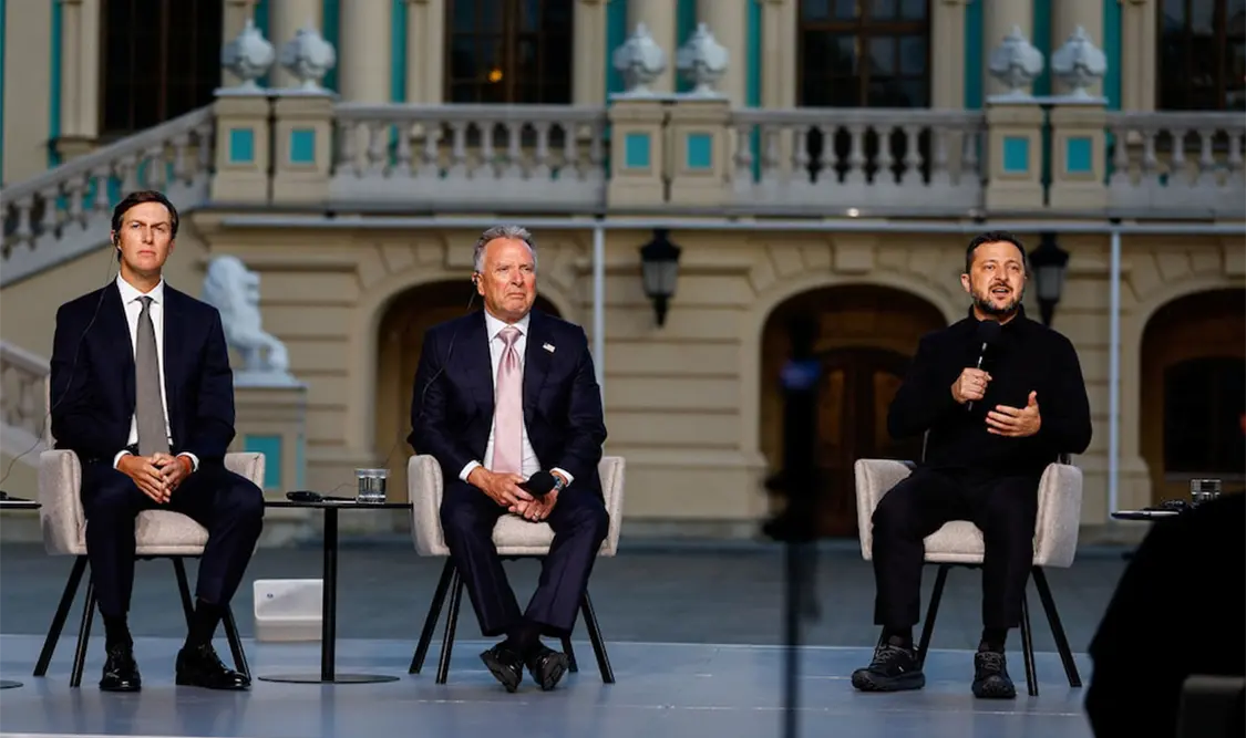 La paz es necesaria: Zelensky a los enviados