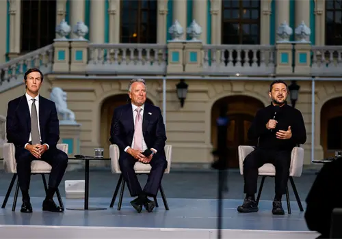 La paz es necesaria: Zelensky a los enviados