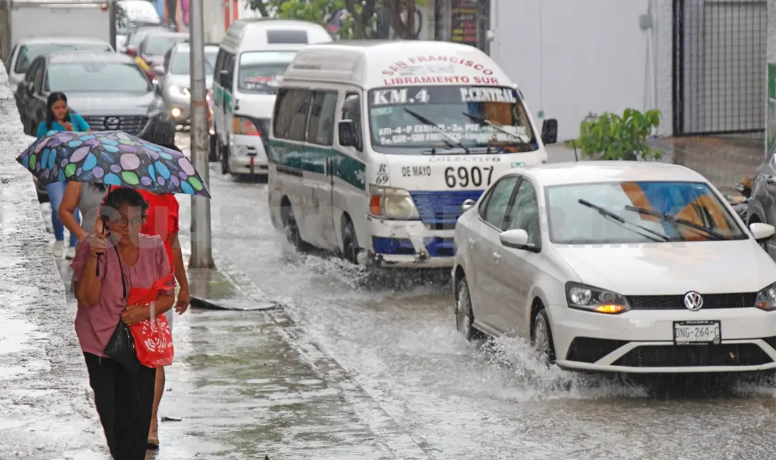 El pronóstico para la entidad chiapaneca es que hoy lunes habrá chubascos con lluvias puntuales fuertes. Daniel Oropeza / CP