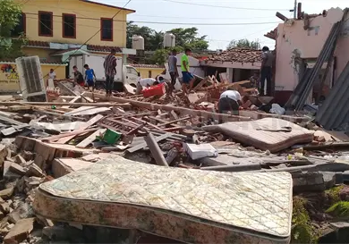 El gran sismo, en imágenes El gran sismo, en imágenes