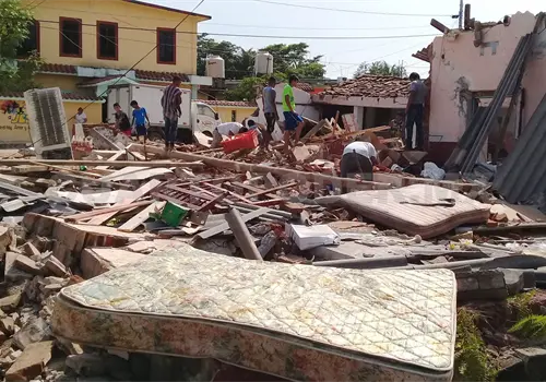 El gran sismo, en im&aacute;genes