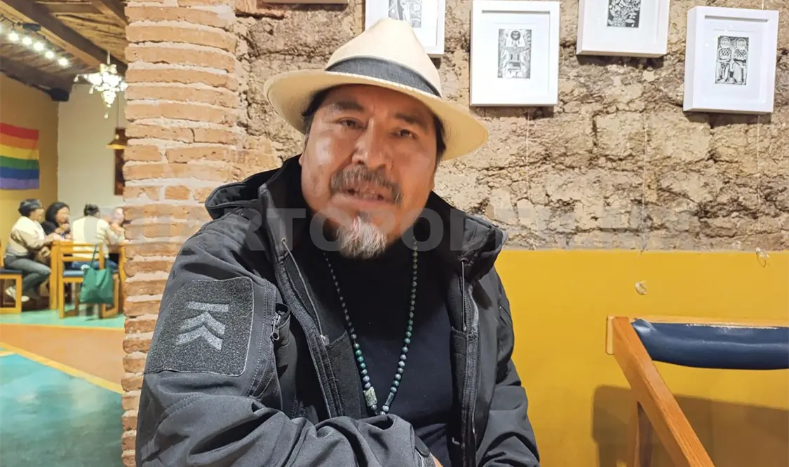 El pintor Antún Kojtom Lam exigió al Macco la devolución de más de cien pinturas que hace varios años llevó para su venta. Elio Henríquez / CP