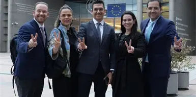 PAN acude al Parlamento Europeo en Bélgica PAN acude al Parlamento Europeo en Bélgica