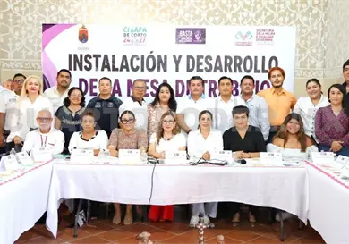 Participa FGE en instalaci&oacute;n de Mesa de Trabajo