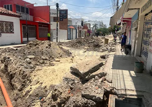 Piden celeridad a obras de la zona Centro Piden celeridad a obras de la zona Centro