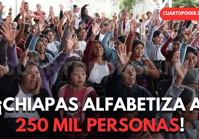 Ocho de cada 10 alfabetizados son mujeres