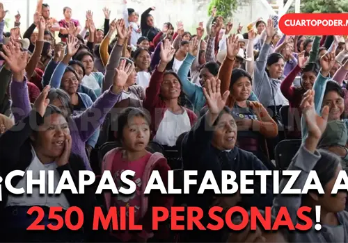 Ocho de cada 10 alfabetizados son mujeres