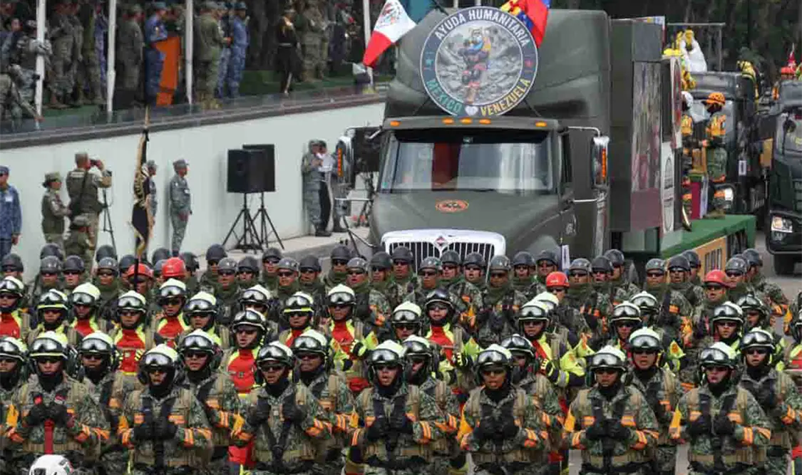 Sedena ensaya para desfile cívico-militar patrio