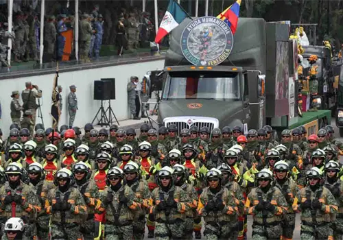 Sedena ensaya para desfile c&iacute;vico-militar patrio