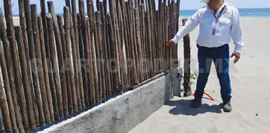 Detectan obra ilegal en Puerto Arista Detectan obra ilegal en Puerto Arista