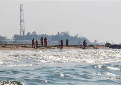 Reportan derrame de petr&oacute;leo en el Golfo de M&eacute;xico