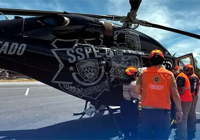 Atacan aeronave de la SSP de Chihuahua