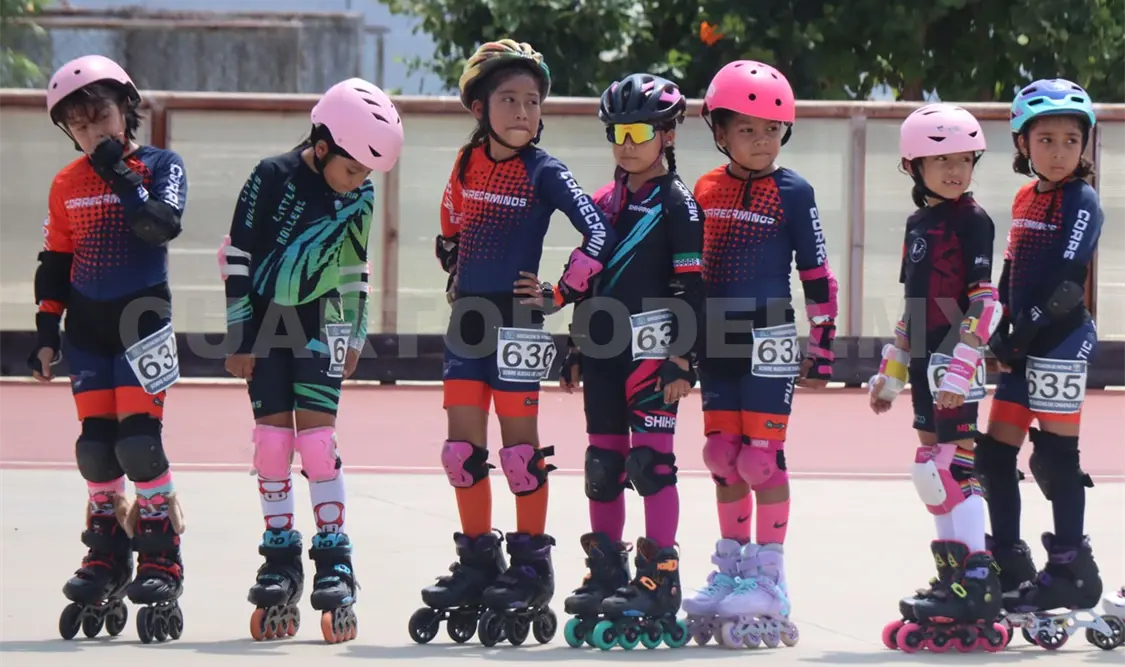 La Copa Mexicanidad Chiapaneca abrirá espacio a niñas y niños que comienzan su formación en el patinaje. Diego Pérez/CP