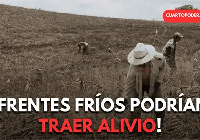 Frentes fr&iacute;os traer&iacute;an alivio parcial a la sequ&iacute;a