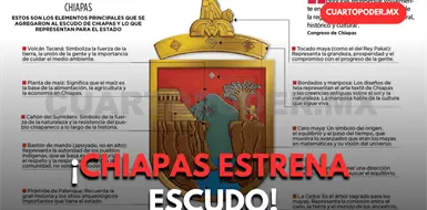 Festeja Chiapas con un escudo incluyente