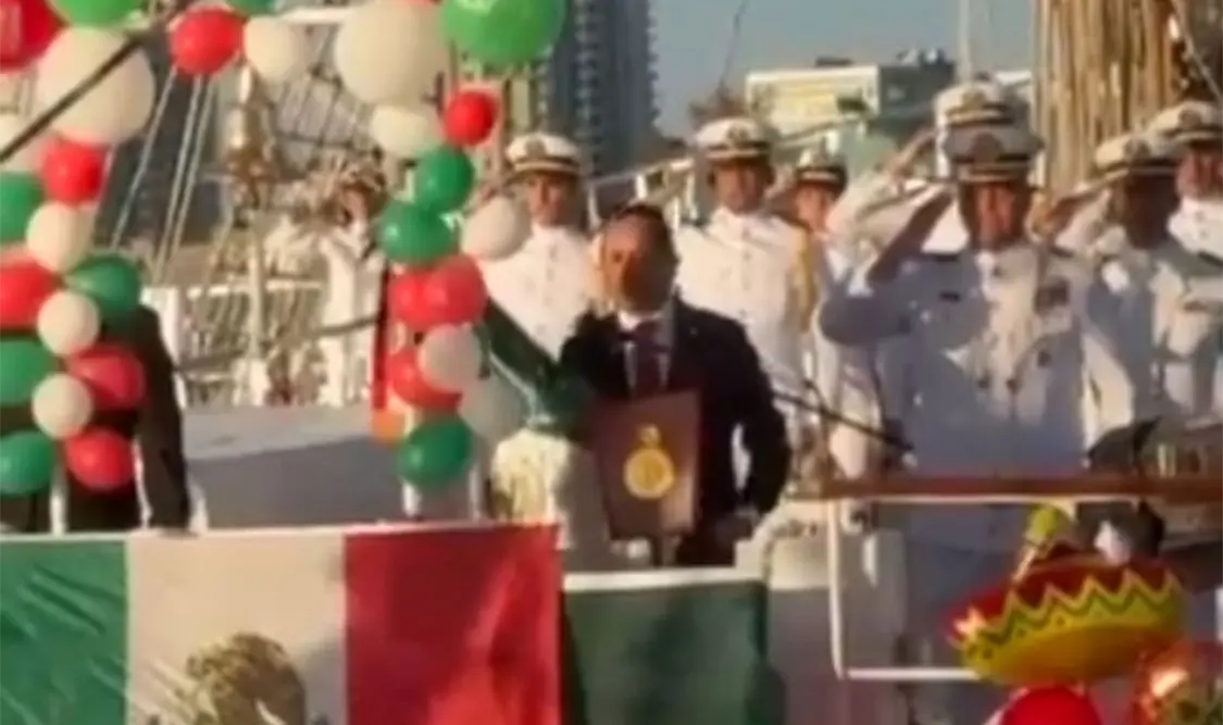 Usa embajador en Canadá buque para dar el Grito