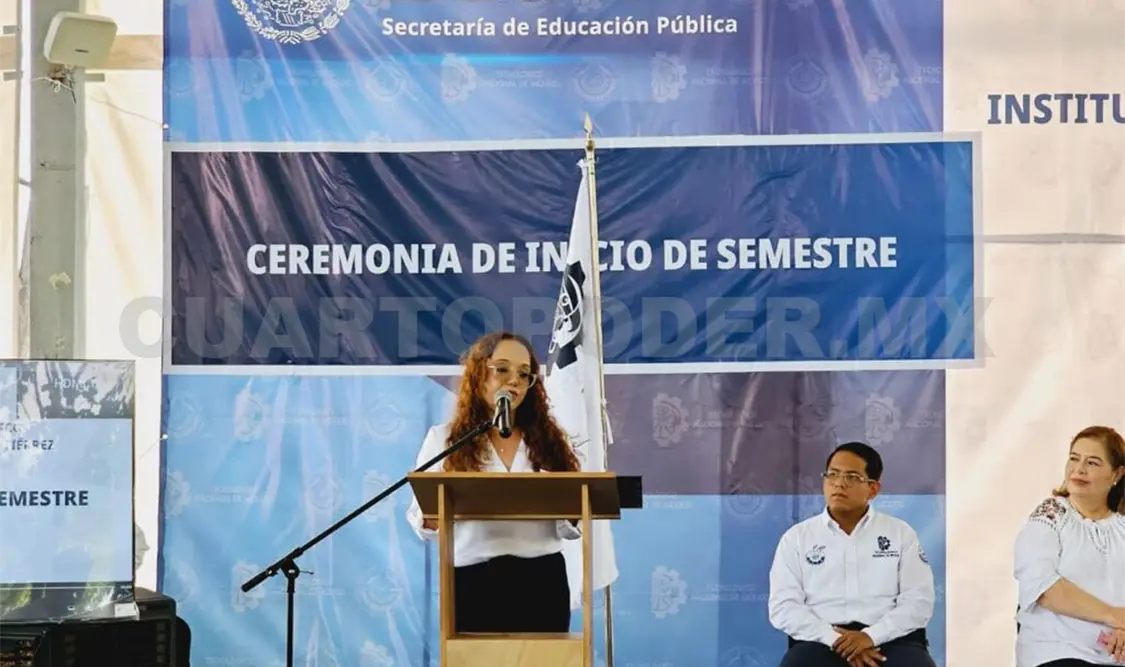 La directora indicó que el ciclo escolar inició con una gran demanda y una matrícula histórica. Cortesía