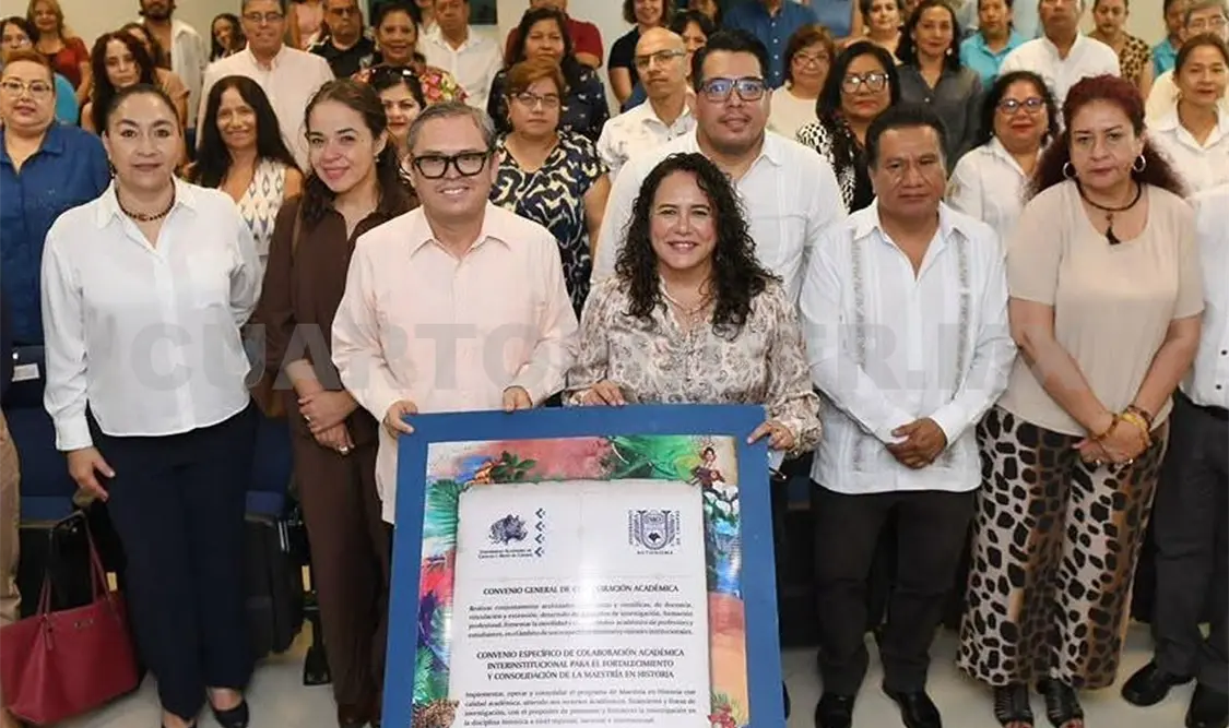 Firmaron un Convenio General de Colaboración Académica y un Convenio Específico de Colaboración Académica Interinstitucional. Cortesía
