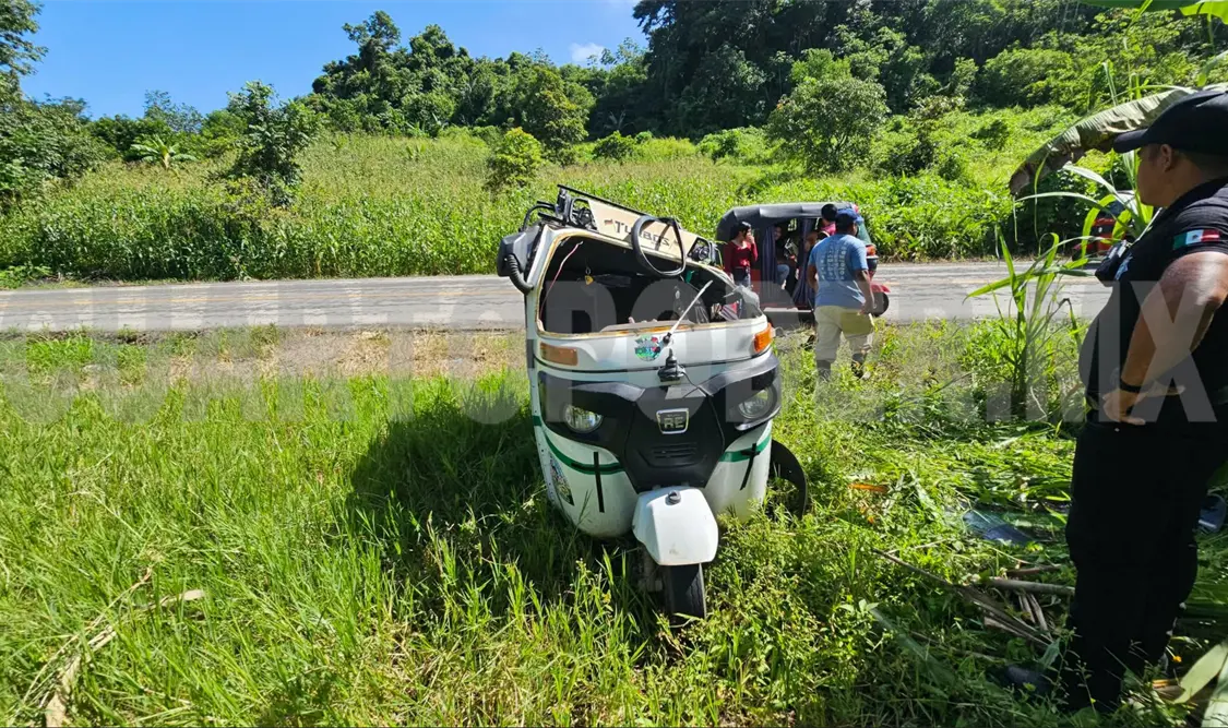 Aprendía a manejar, pero acabó volcando