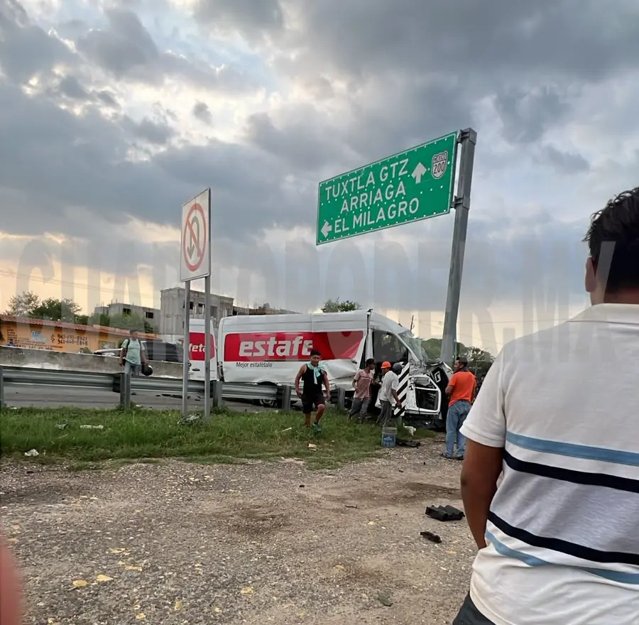 Fuerte percance en el Crucero de la Muerte