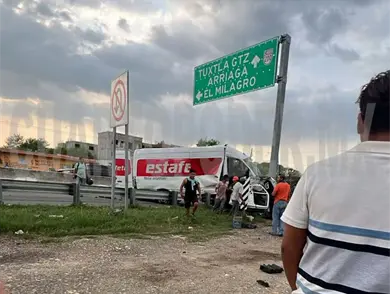 Fuerte percance en el Crucero de la Muerte