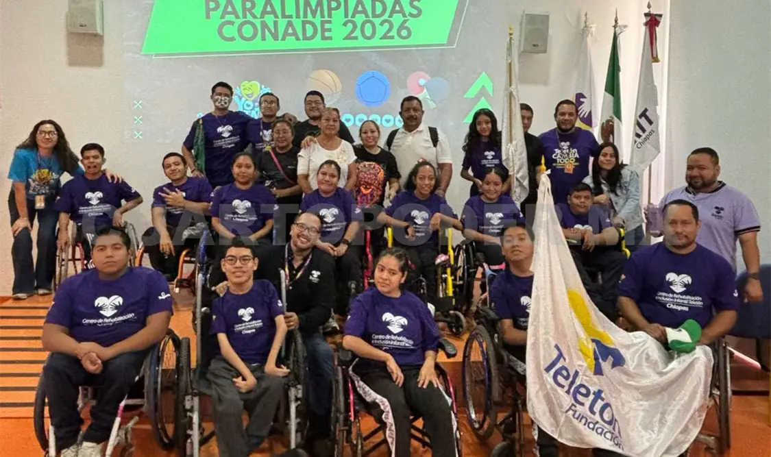 Las y los atletas Teletón ya están listos para representar a Chiapas. CP