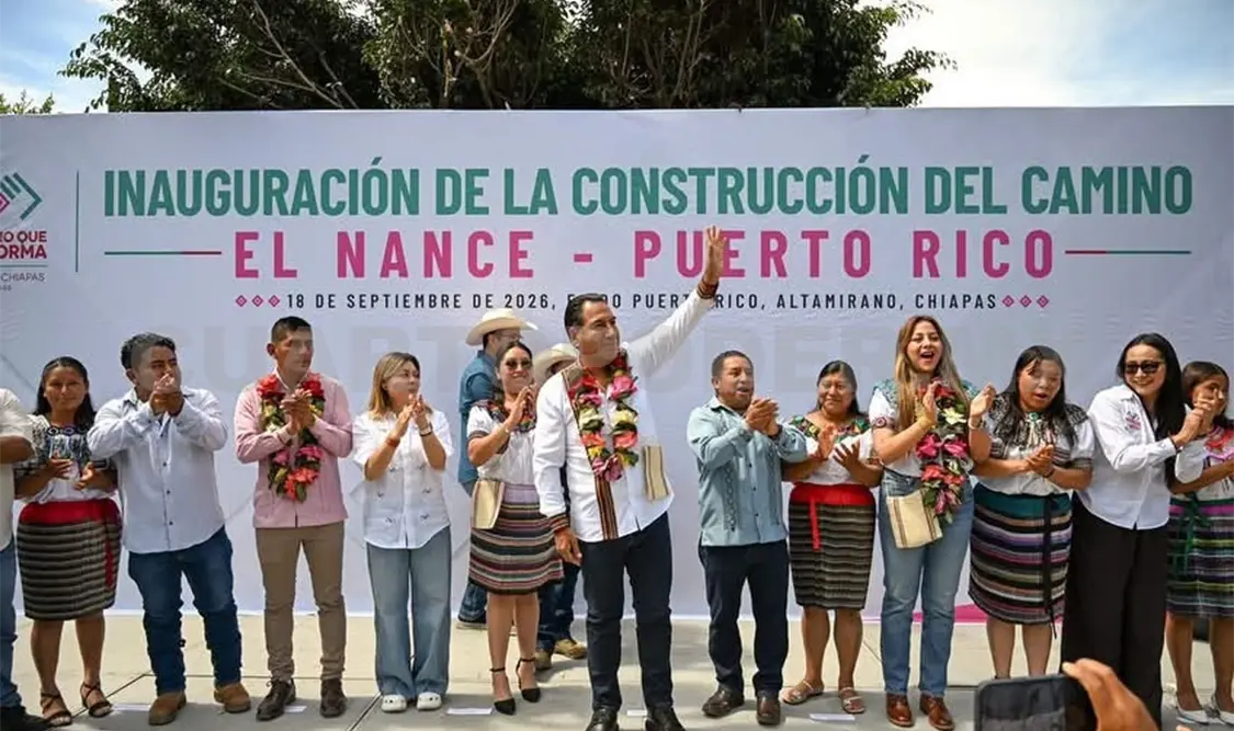 El camino El Nance-Puerto Rico requirió una inversión de más de 11.4 millones de pesos. Cortesía