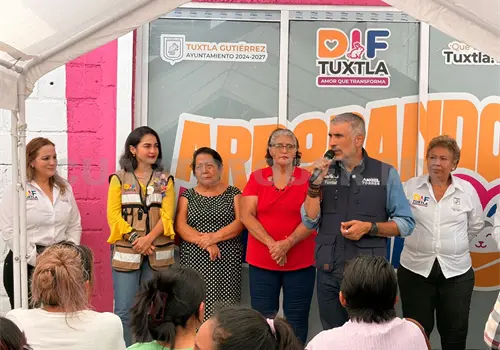Arropando Tuxtla, un apoyo para las familias