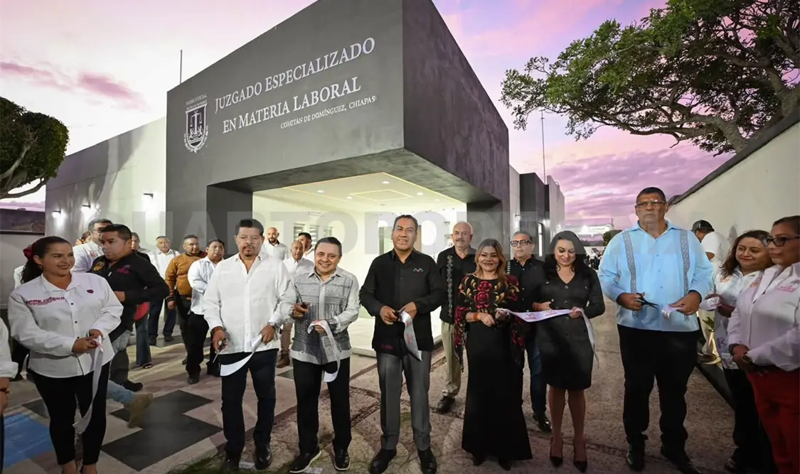 Inauguraron la Sepia, el Lactario Institucional y las nuevas instalaciones del Juzgado Especializado en Materia Laboral. Cortesía