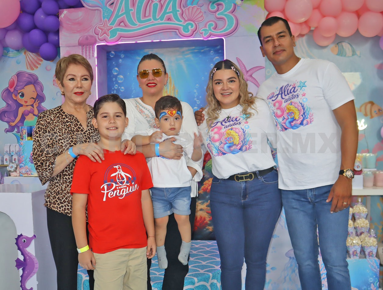 Alía, la sirena cumple 3 añitos