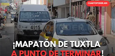 Se ha mapeado el 90 % de las rutas en Tuxtla Se ha mapeado el 90 % de las rutas en Tuxtla