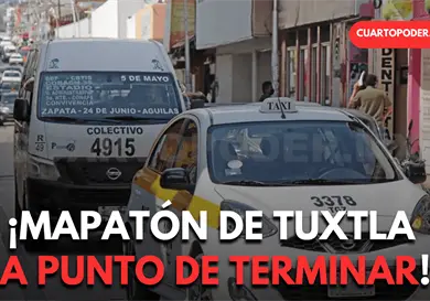 Se ha mapeado el 90 % de las rutas en Tuxtla Se ha mapeado el 90 % de las rutas en Tuxtla