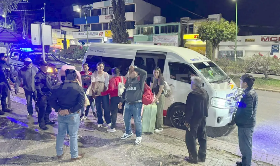 Hombres armados, que viajaban en una camioneta y en un Jetta, interceptaron al colectivo pero el chofer los evadió. Juan Orel / CP
