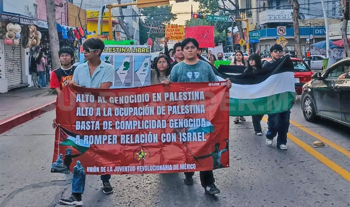 Pidieron alto al genocidio en Gaza. CP