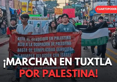 Activistas con postura cr&iacute;tica ante genocidio