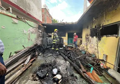Densa humareda causa alarma entre colonos Densa humareda causa alarma entre colonos