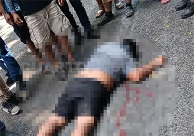 Muere motorista en fatal encontronazo Muere motorista en fatal encontronazo