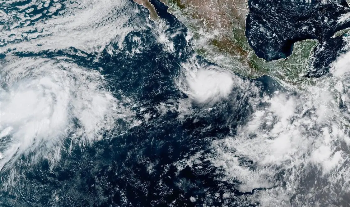 El huracán Polo ya es categoría 1, continúa intensificándose y podría aumentar rápidamente su fuerza durante las próximas horas. Cortesía