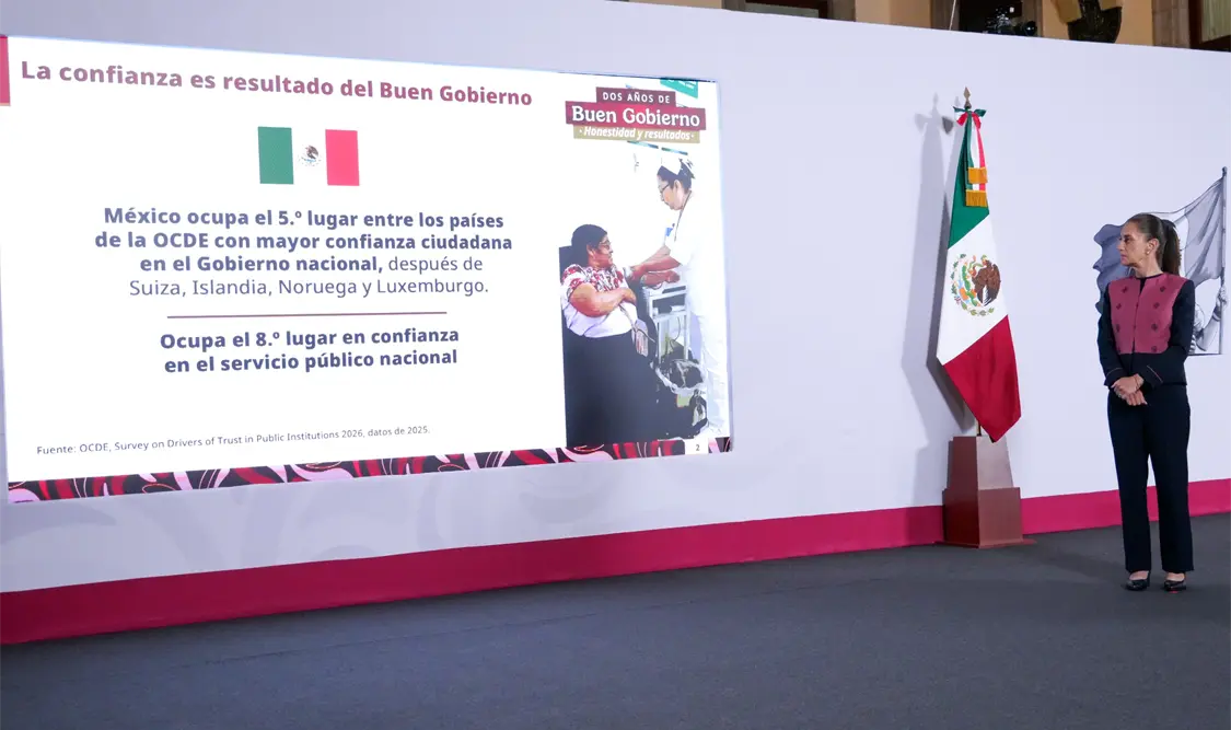 "Nos ayuda mucho a la prevención": Sheinbaum destaca la ayuda de la secretaria de Anticorrupción. Cortesía